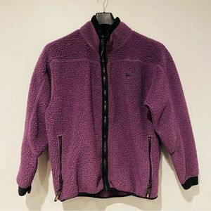 REI Purple Fleece Full Zip Outerwear Jacket Size Large